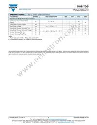 SI8817DB-T2-E1 Datasheet Page 3