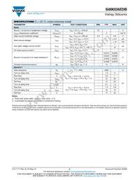 SI8902AEDB-T2-E1 Datasheet Page 2
