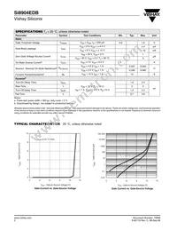 SI8904EDB-T2-E1 Datasheet Page 2