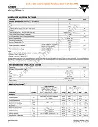 SI9102DN02-T1-E3 Datasheet Page 2