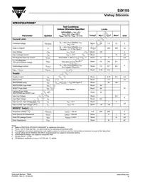 SI9105DN02-T1-E3 Datasheet Page 3