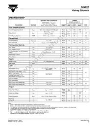 SI9120DY-T1-E3 Datasheet Page 3