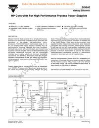 SI9140DY-T1-E3 Datasheet Cover