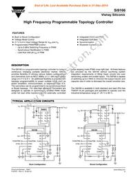 SI9166BQ-T1-E3 Datasheet Cover