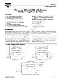 SI9182DH-33-T1-E3 Datasheet Cover