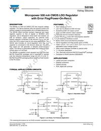 SI9185DMP-AD-T1-E3 Datasheet Cover