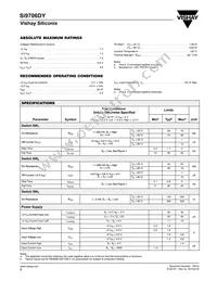 SI9706DY-T1-E3 Datasheet Page 2