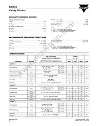 SI9712DY-T1-E3 Datasheet Page 2