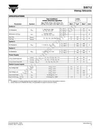 SI9712DY-T1-E3 Datasheet Page 3