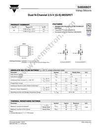 SI9926BDY-T1-GE3 Datasheet Cover