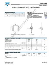 SI9945AEY-T1 Datasheet Cover