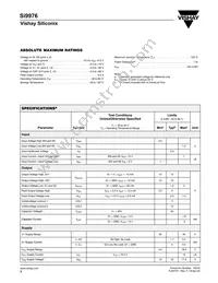 SI9976DY-T1-E3 Datasheet Page 2