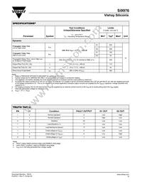SI9976DY-T1-E3 Datasheet Page 3