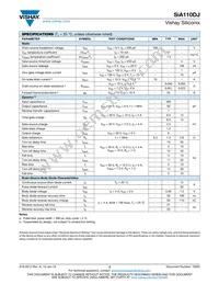 SIA110DJ-T1-GE3 Datasheet Page 2