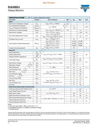 SIA406DJ-T1-GE3 Datasheet Page 2