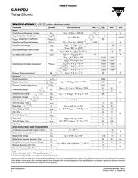 SIA417DJ-T1-GE3 Datasheet Page 2