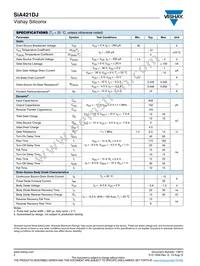 SIA421DJ-T1-GE3 Datasheet Page 2