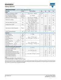 SIA425EDJ-T1-GE3 Datasheet Page 2