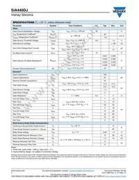 SIA440DJ-T1-GE3 Datasheet Page 2