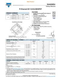 SIA445EDJ-T1-GE3 Datasheet Cover