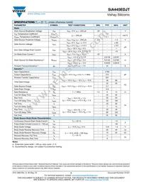 SIA445EDJT-T1-GE3 Datasheet Page 2