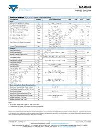 SIA446DJ-T1-GE3 Datasheet Page 2