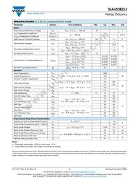 SIA453EDJ-T1-GE3 Datasheet Page 2