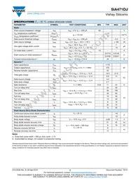 SIA471DJ-T1-GE3 Datasheet Page 2