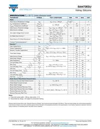 SIA472EDJ-T1-GE3 Datasheet Page 2