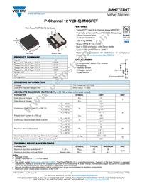 SIA477EDJT-T1-GE3 Datasheet Cover