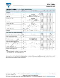 SIA519EDJ-T1-GE3 Datasheet Page 3