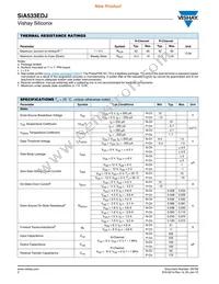 SIA533EDJ-T1-GE3 Datasheet Page 2