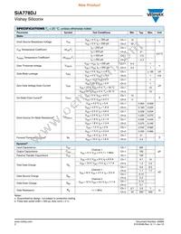 SIA778DJ-T1-GE3 Datasheet Page 2