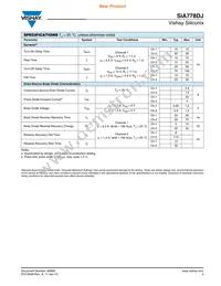 SIA778DJ-T1-GE3 Datasheet Page 3
