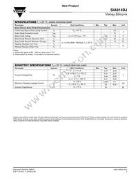 SIA814DJ-T1-GE3 Datasheet Page 3