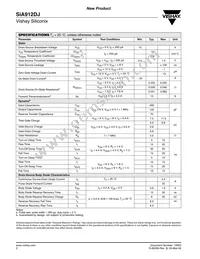 SIA912DJ-T1-GE3 Datasheet Page 2