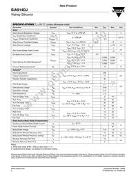 SIA914DJ-T1-GE3 Datasheet Page 2