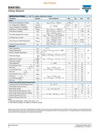 SIA915DJ-T4-GE3 Datasheet Page 2