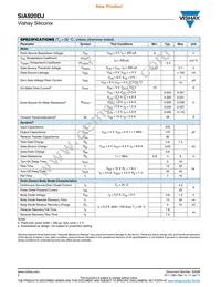 SIA920DJ-T1-GE3 Datasheet Page 2