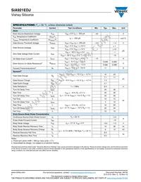 SIA921EDJ-T4-GE3 Datasheet Page 2