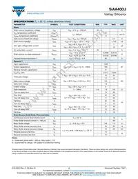 SIAA00DJ-T1-GE3 Datasheet Page 2