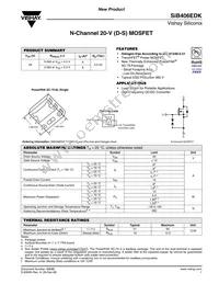 SIB406EDK-T1-GE3 Datasheet Cover