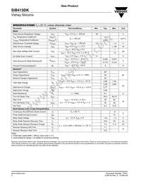 SIB413DK-T1-GE3 Datasheet Page 2