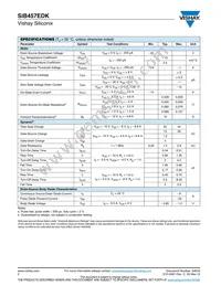 SIB457EDK-T1-GE3 Datasheet Page 2