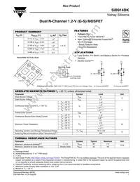 SIB914DK-T1-GE3 Datasheet Cover
