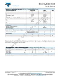 SIC401BCD-T1-GE3 Datasheet Page 4