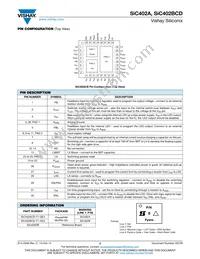 SIC402ACD-T1-GE3 Datasheet Page 2