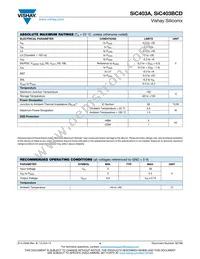 SIC403ACD-T1-GE3 Datasheet Page 4