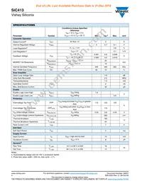 SIC413CB-T1-E3 Datasheet Page 4