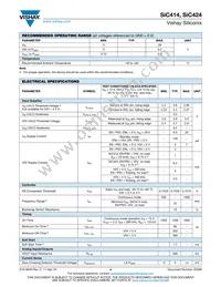 SIC424CD-T1-GE3 Datasheet Page 4